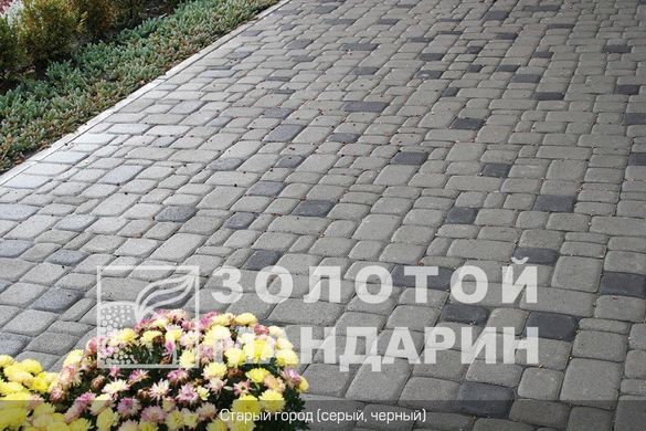 Тротуарная плитка сухопрессованная "Старый город" (h=4 см)