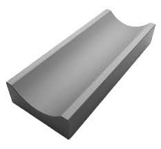 Желоб водоотводный бетонный вибролитой малый 35*16*6 см