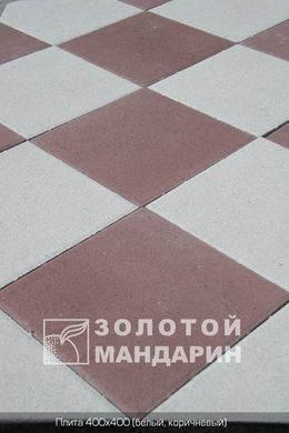 Тротуарная плитка сухопрессованная "Плита 40*40" (h=6 см)