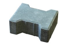 Тротуарная плитка бетонная сухопрессованная «Двойное «Т» (h=8 см)