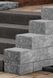 Колотый блок бетонный сухопрессованный 30*25*15 см (4 колотые стороны)