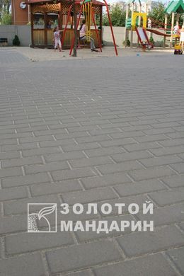 Тротуарная плитка сухопрессованная "Кирпич стандартный" (h=4 см)