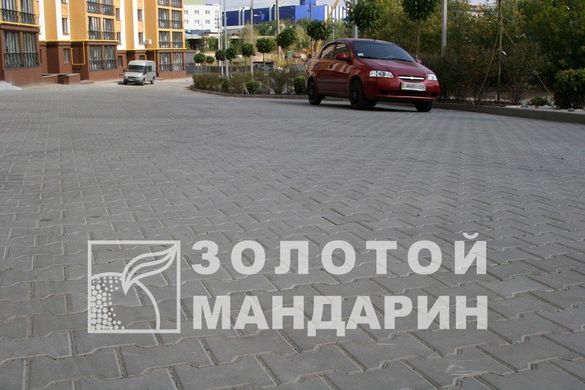 Тротуарная плитка сухопрессованная "Двойное Т" (h=8 см)