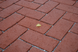 Тротуарная брусчатка клинкерная "БрукКерам" (h=4.5 см), Классика Рубин