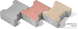 Тротуарная плитка бетонная сухопрессованная "Двойное Т" (h=8 см)