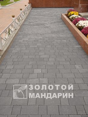 Тротуарная плитка сухопрессованная "Плац" (h=6 см) без фаски