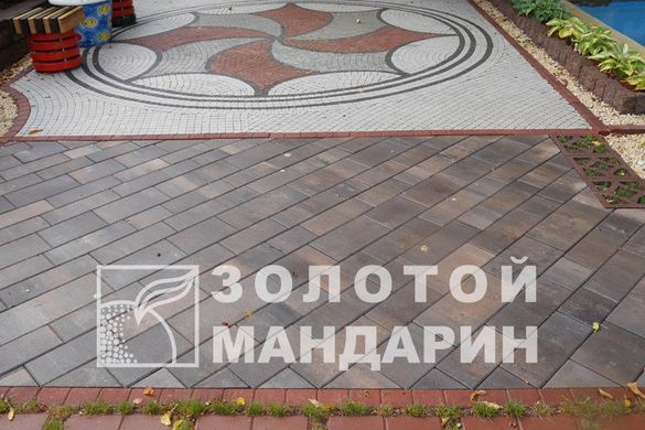 Тротуарная плитка сухопрессованная "Паттерн" (h=6 см)