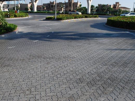Тротуарная плитка бетонная сухопрессованная "Волна" (h=8 см)