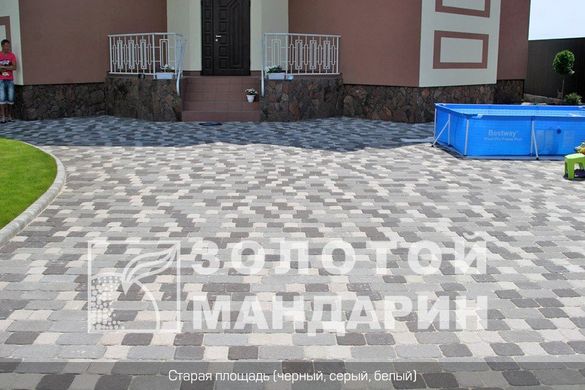 Тротуарная плитка сухопрессованная "Старая площадь" (h=4 см)