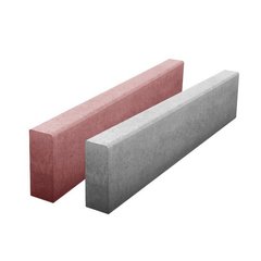 Бордюр тротуарный бетонный сухопрессованный односкатный (100*20*8 см)