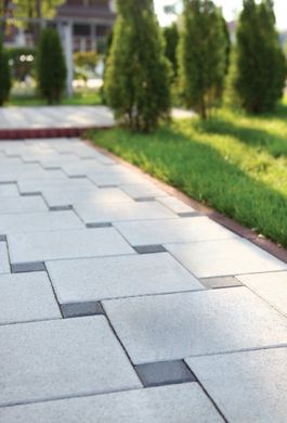 Тротуарная плитка бетонная сухопрессованная "Брусчатка Фьюжн 20*10" (h=6 см)