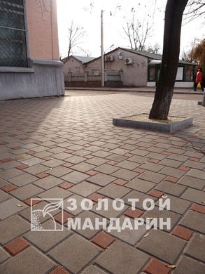 Тротуарная плитка сухопрессованная "Квадрат большой" (h=10 см)