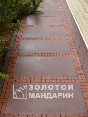 Тротуарная плитка сухопрессованная "Плита 90*45" (h=6 см) без фаски