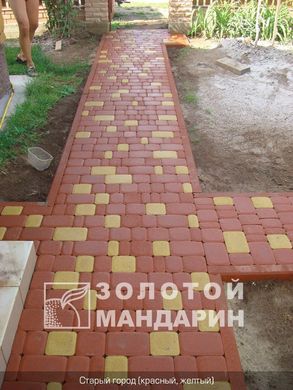 Тротуарная плитка сухопрессованная "Старый город" (h=6 см)