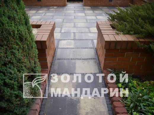 Тротуарная плитка сухопрессованная "Плита 90*45" (h=6 см) без фаски