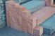 Столбик садовый бетонный сухопресованный колотый (15*15*40 см)