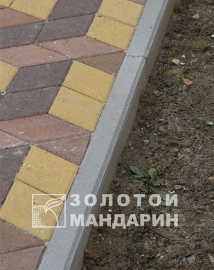 Бордюр тротуарный бетонный сухопрессованный (50*20*6 см)