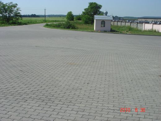 Тротуарная плитка бетонная сухопрессованная "Волна" (h=10 см)