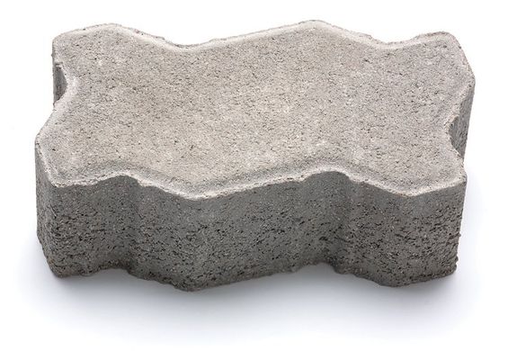 Тротуарная плитка бетонная сухопрессованная "Волна" (h=10 см)