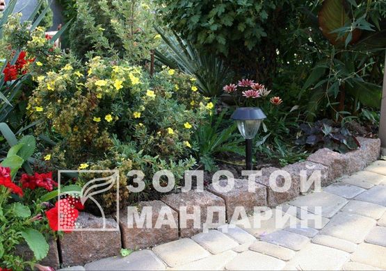 Столбик садовый колотый бетонный сухопрессованный (25*10*8 см)