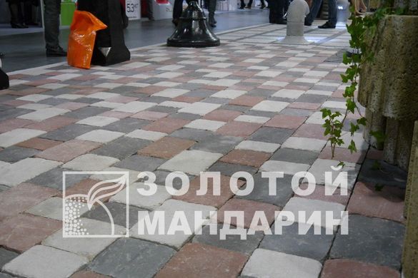 Тротуарная плитка сухопрессованная "Плац Антик" (h=6 см)