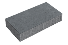 Тротуарная плитка бетонная сухопрессованная "Прямоугольник 40*20" (h=6 см)