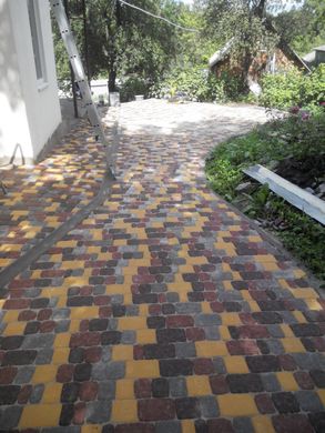 Тротуарная плитка бетонная сухопрессованная «Старый город» (h=6 см)