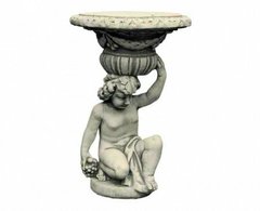 Скульптура садовая бетонная «Мальчик с вазой»
