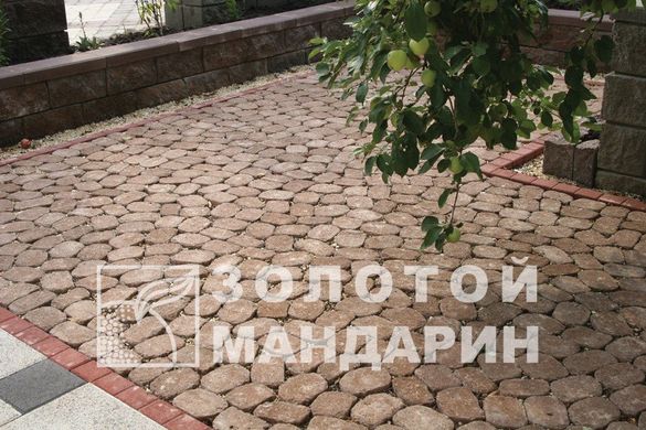 Тротуарная плитка сухопрессованная "Маргарита Антик" (h=6 см)