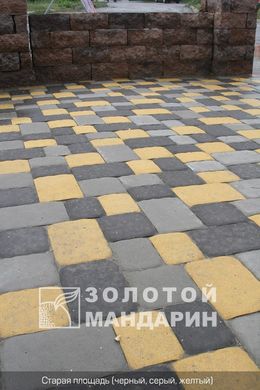Тротуарная плитка сухопрессованная "Старая площадь" (h=6 см)
