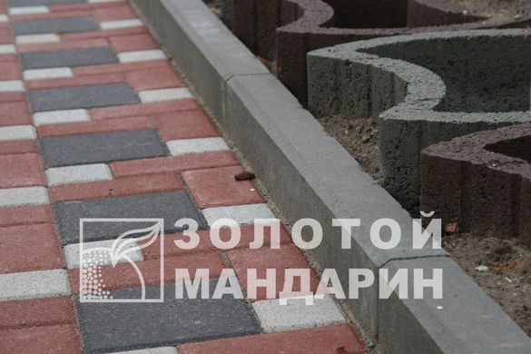 Бордюр тротуарный бетонный сухопрессованный (100*20*6 см)