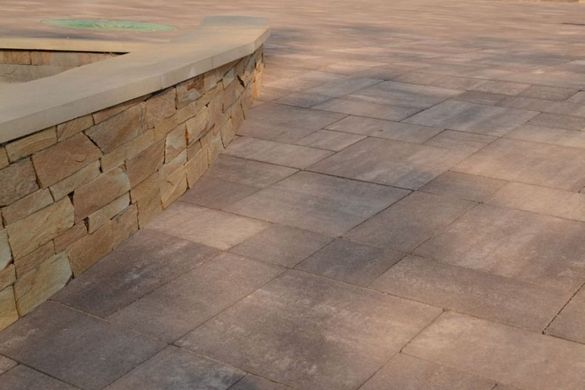 Тротуарная плитка бетонная сухопрессованная "Лайнстоун-30" (h=4 см) без фаски