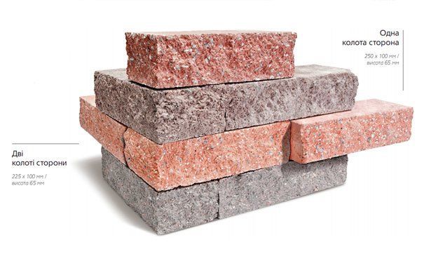 Фасадный камень бетонный сухопрессованный угловой 18.5*3.5*6 см