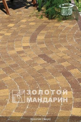 Тротуарная плитка сухопрессованная "Креатив" (h=6 см)