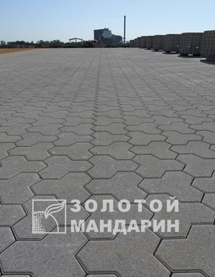 Тротуарная плитка сухопрессованная "Трехгранник" (h=8 см)