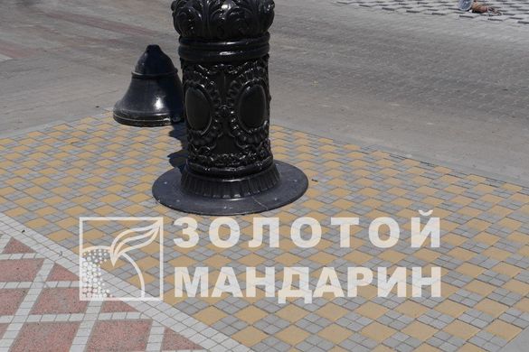 Тротуарная плитка сухопрессованная "Шашка" (h=6 см)