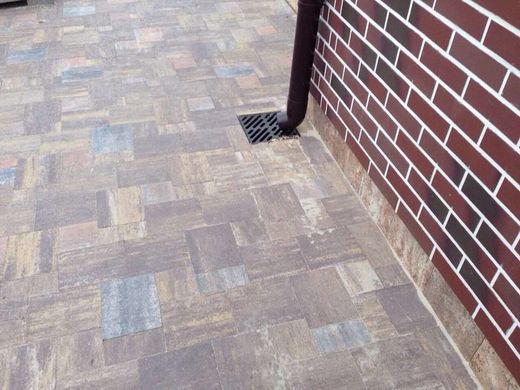 Тротуарная плитка бетонная сухопрессованная "Лайнстоун-20" (h=4 см) без фаски