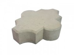 Тротуарная плитка бетонная вибролитая «Клевер» гладкая (h=4,5 см)