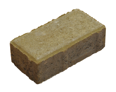 Тротуарная плитка бетонная сухопрессованная "Кирпичик" (h=6 см)